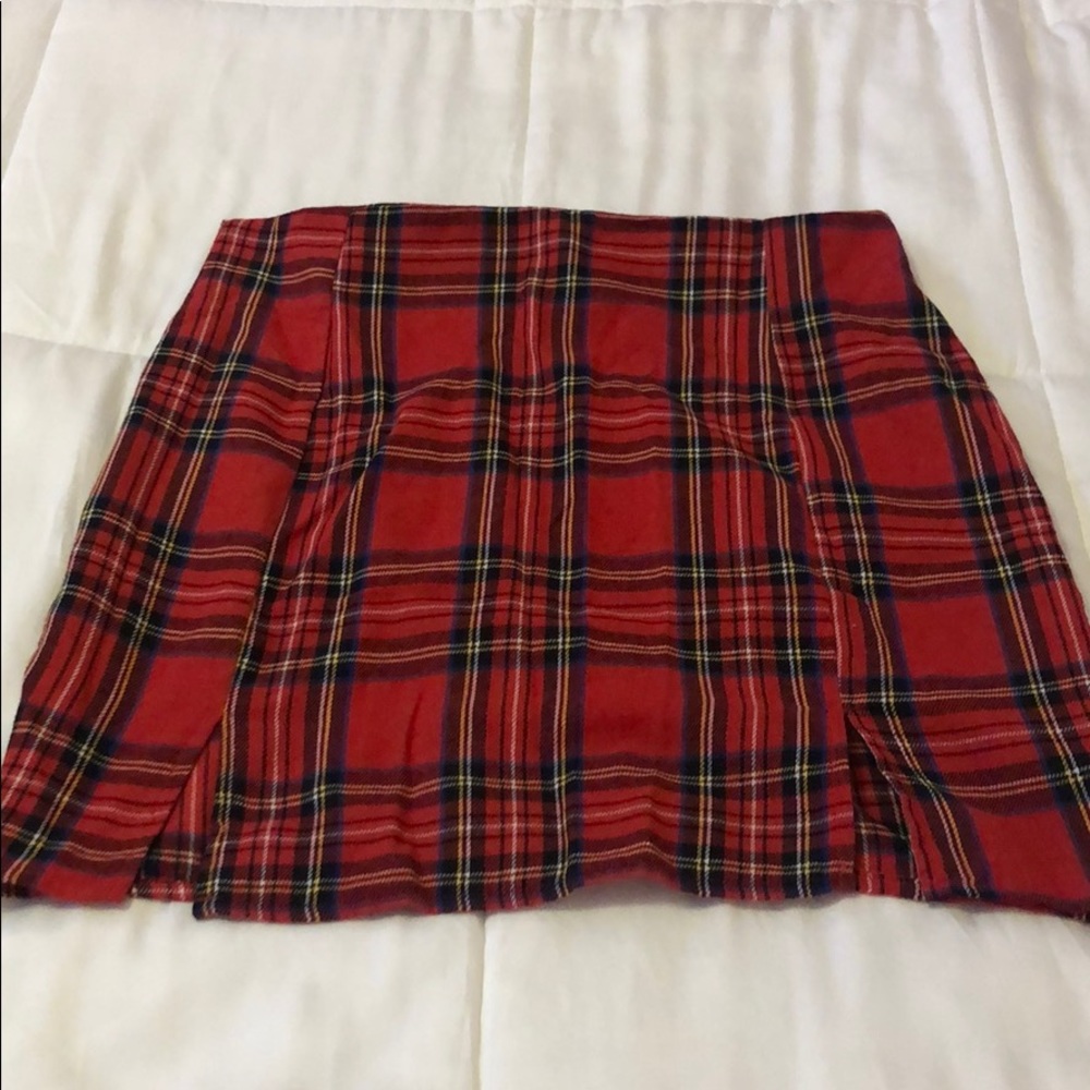 plaid skirt! worn once!